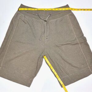 James Perse Supima Cotton French Terry Long Sweat Short MXQ4076 - Gray - 2/Lg